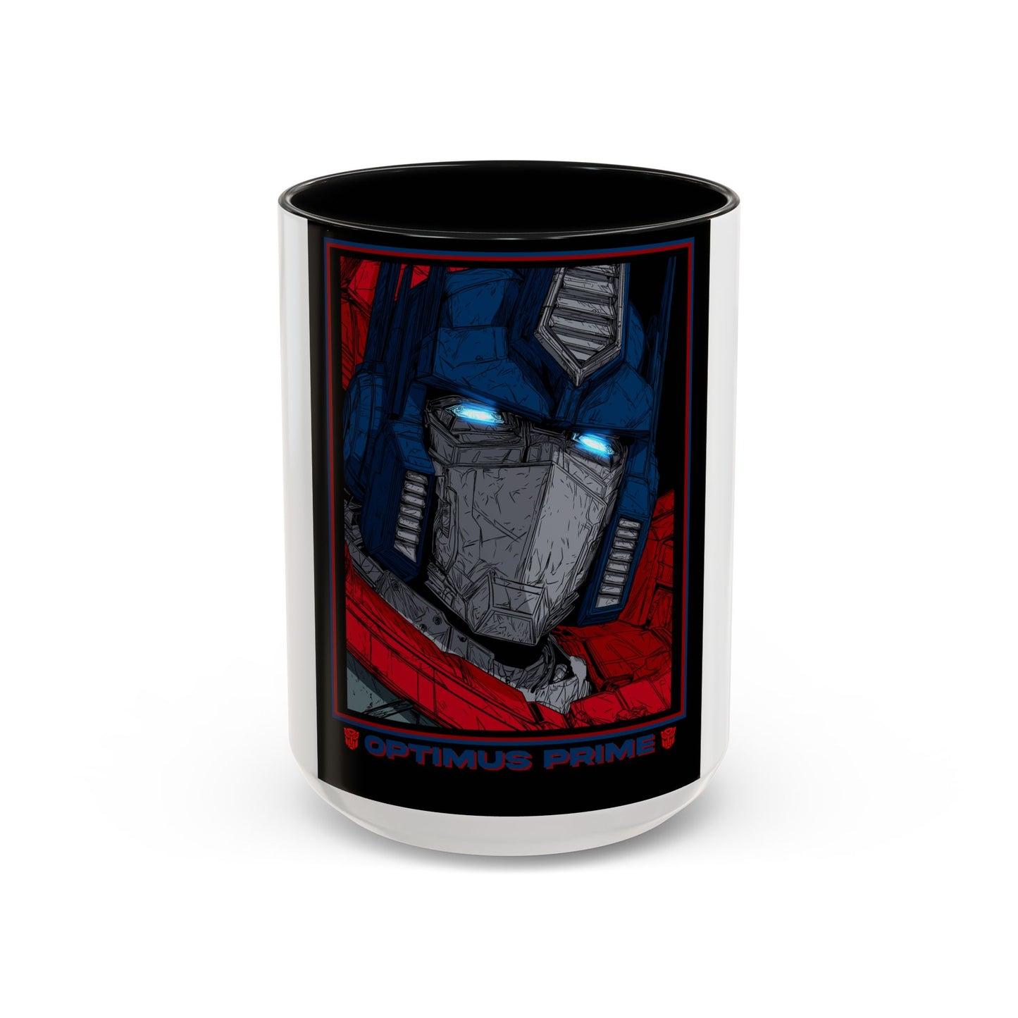 Optimus Prime Coffee Mug — Retro Robot Accent Ceramic Mug