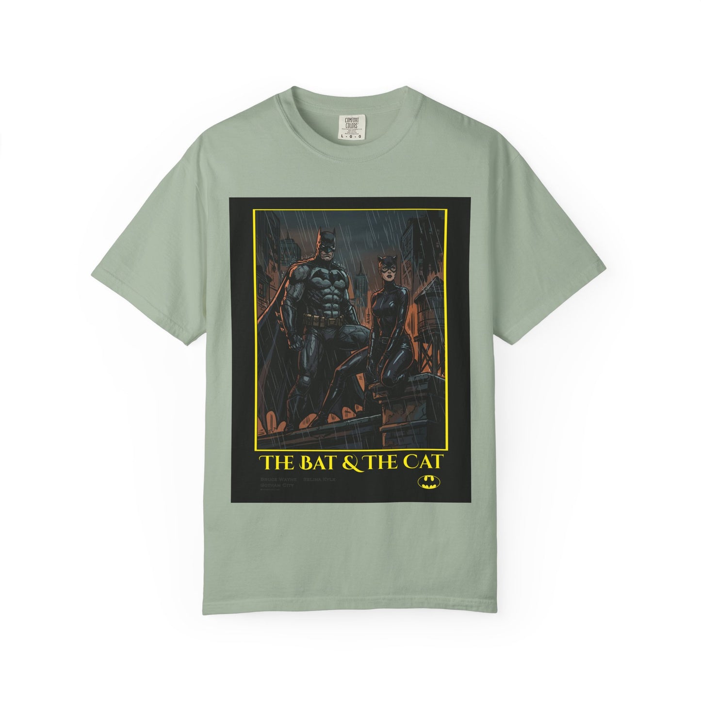 “The Bat & The Cat” Vintage Comic Poster Tee