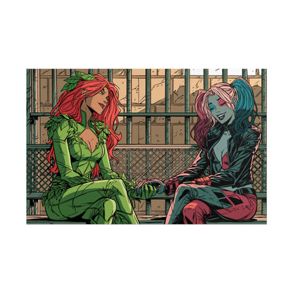 Poison Ivy & Harley Quinn - Jail Cell - Poster