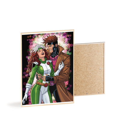 Thief & Belle - Poster with Wooden Frame