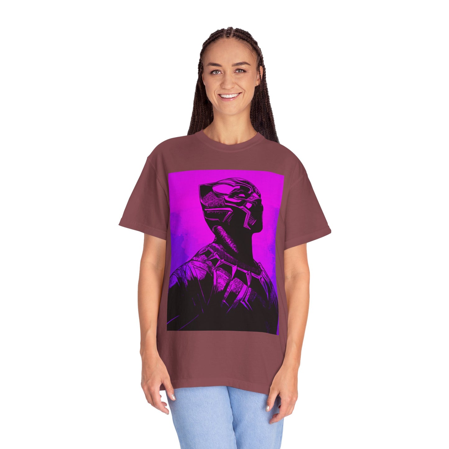 The King — Neon Purple Graphic Tee