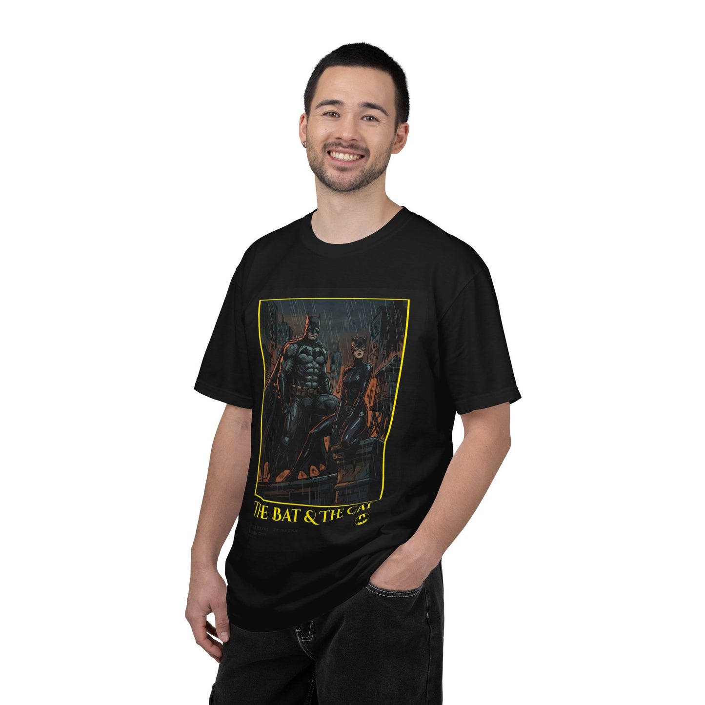 “The Bat & The Cat” Vintage Comic Poster Tee