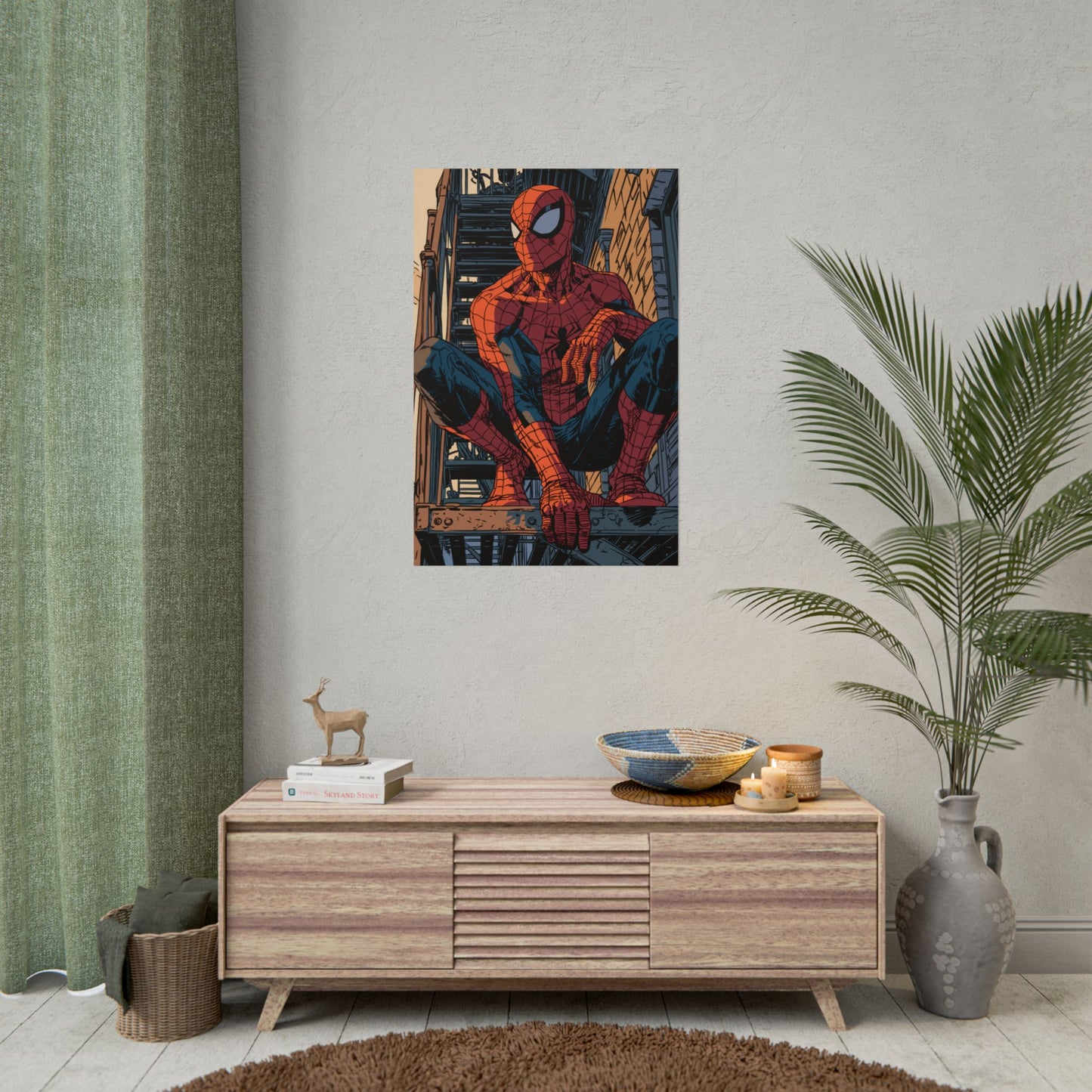 Spider-Man - Fire Escape Poster