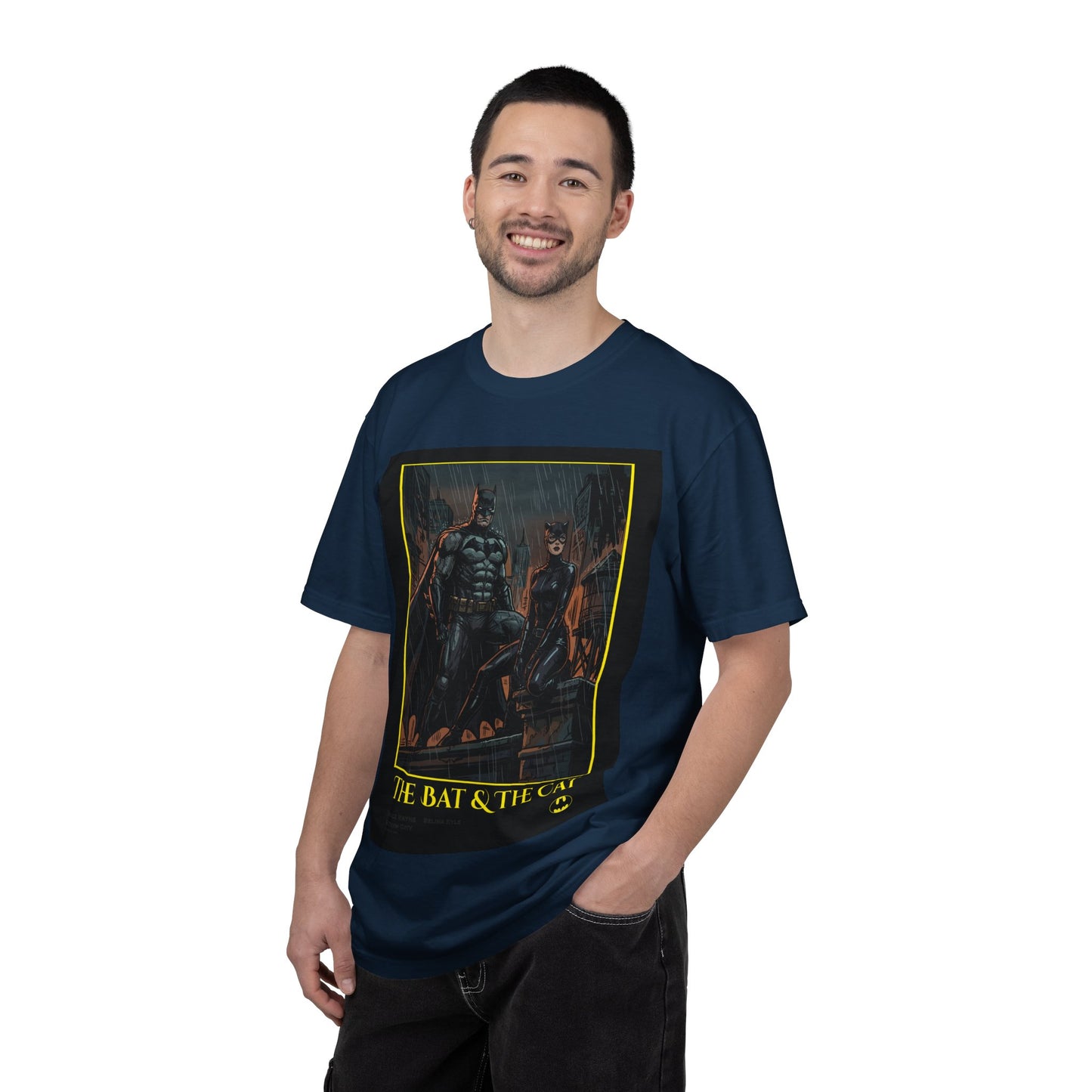 “The Bat & The Cat” Vintage Comic Poster Tee