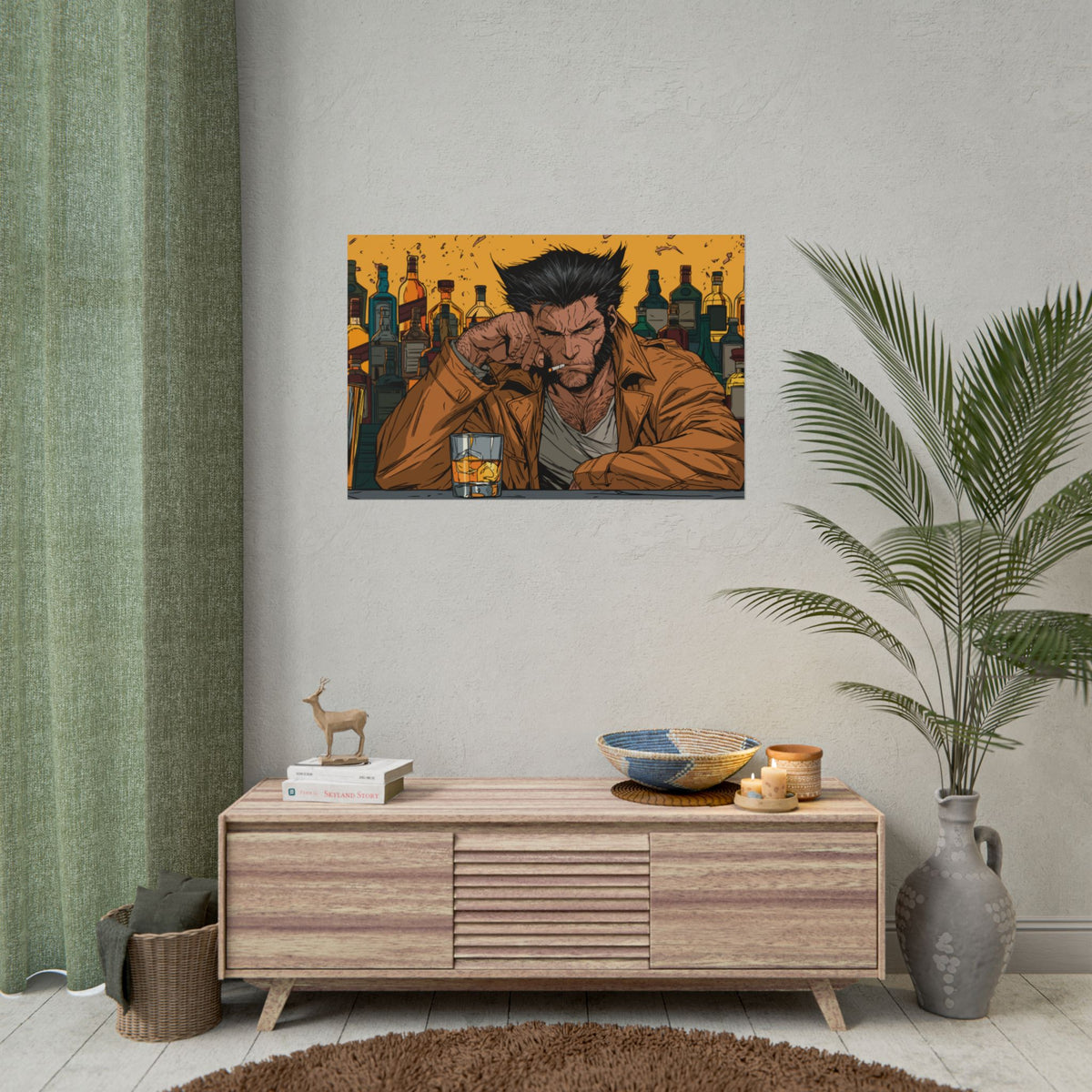 Wolverine Bar Scene Poster