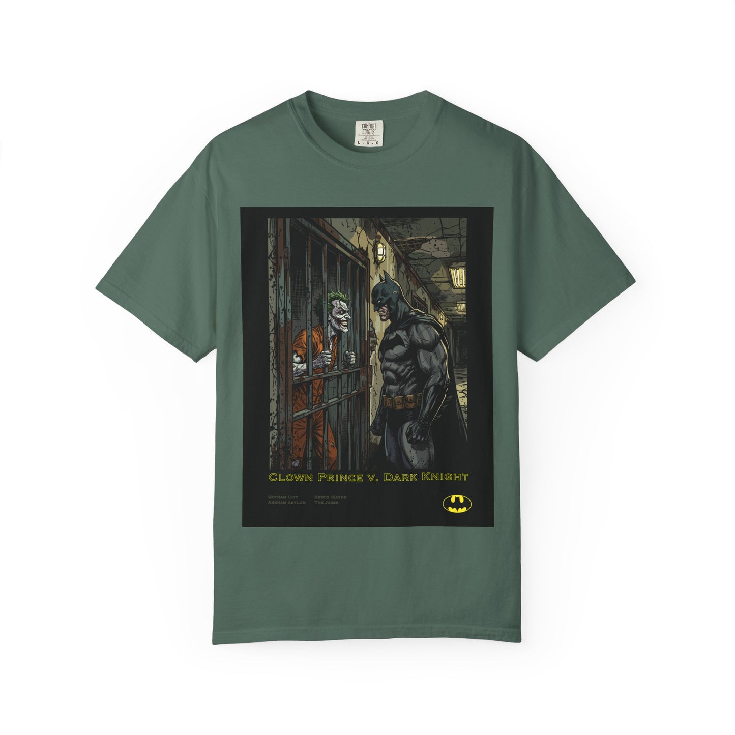 Batman vs Joker Graphic T‑Shirt — "Clown Prince V. Dark Knight" Comic Art Tee