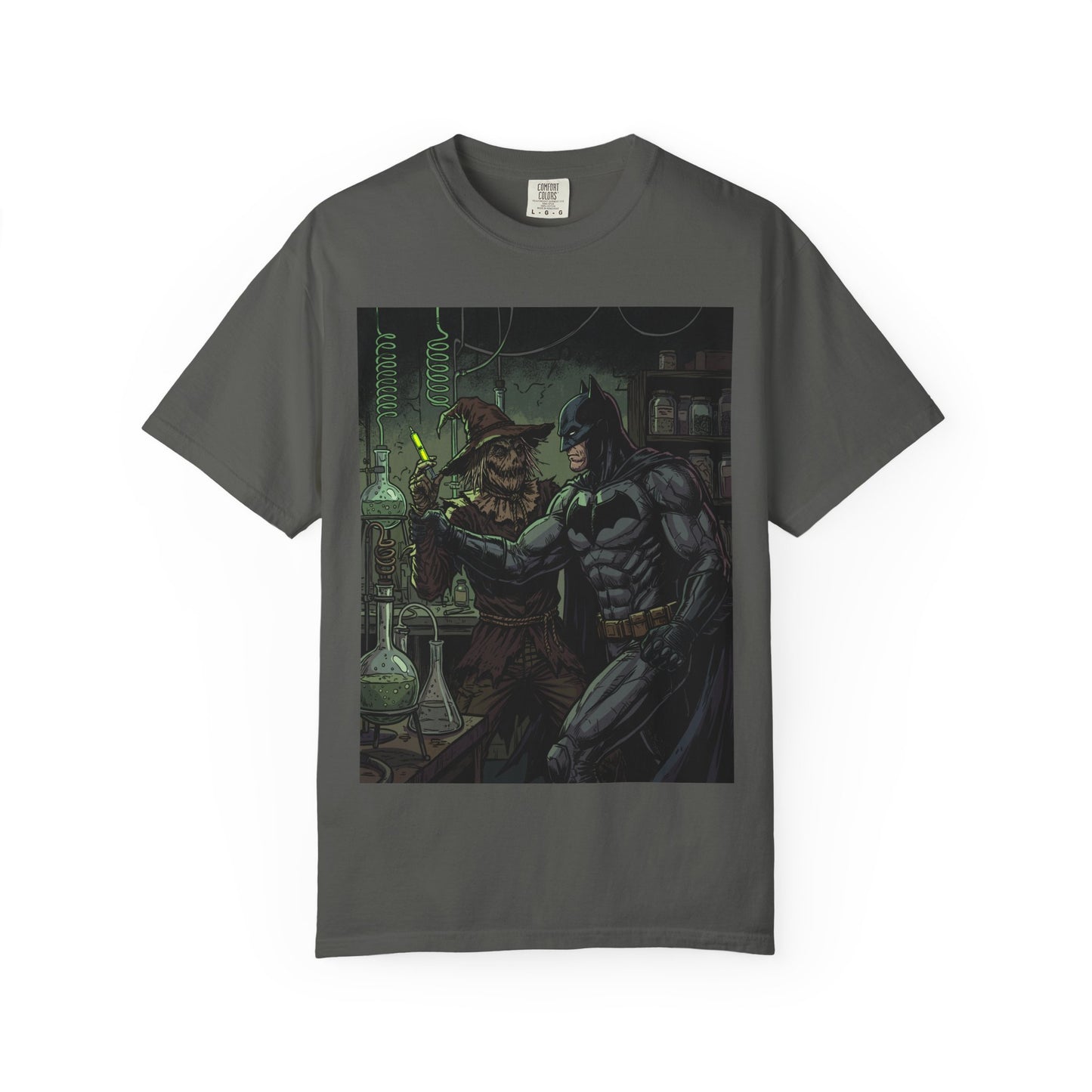 Batman & Scarecrow Graphic T-Shirt — Dark Comic Art Tee