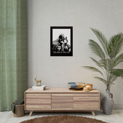 The Bat & The Cat Cinematic Comic Art Print