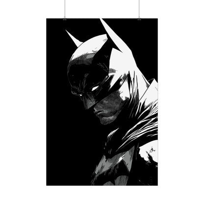 Batman Noir Portrait Poster