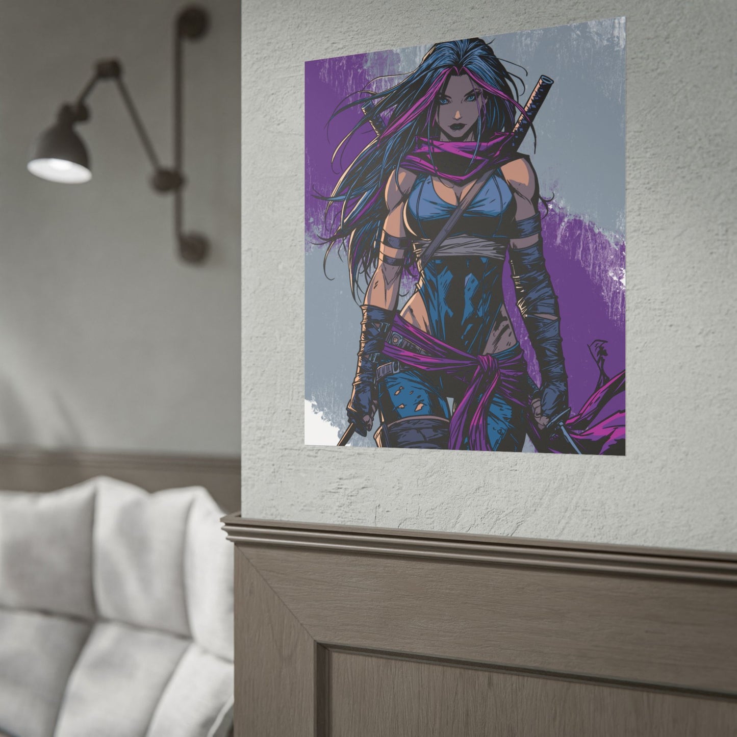 Psylocke - Femme Fatale Poster — Rolled Art Print