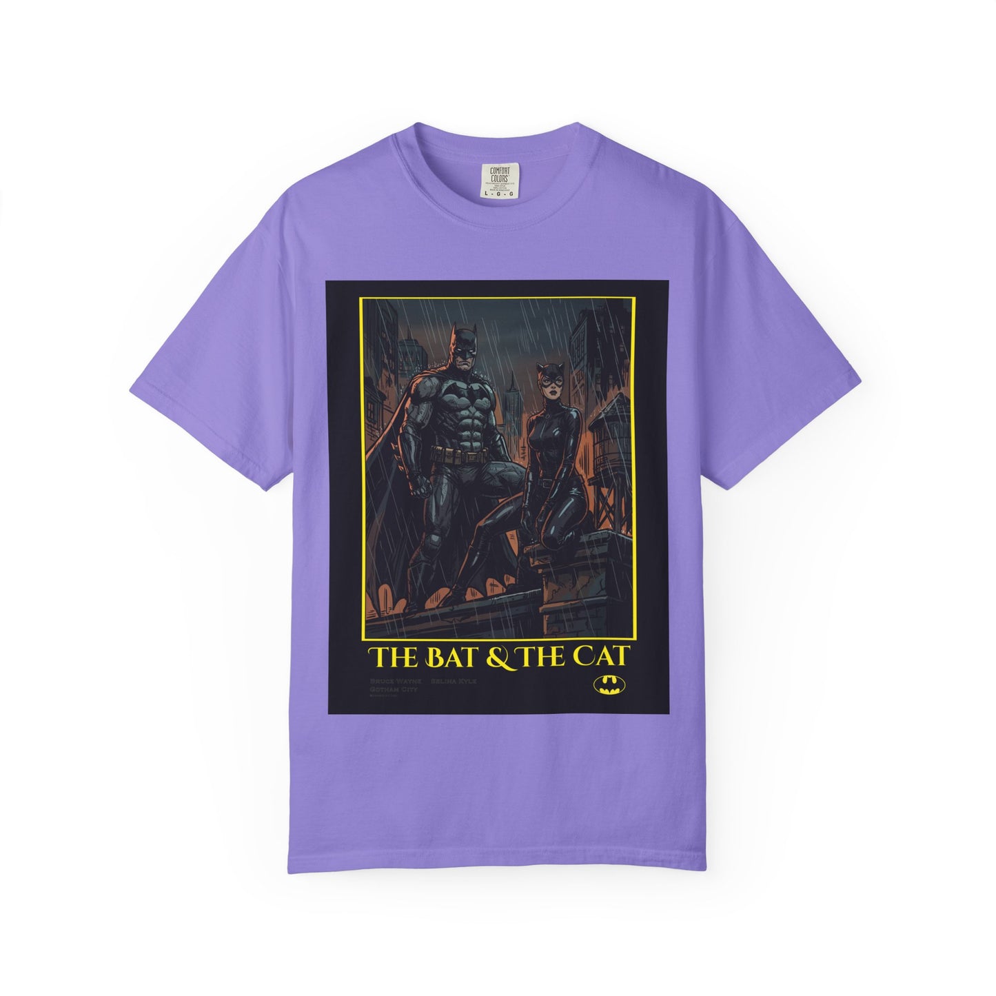 “The Bat & The Cat” Vintage Comic Poster Tee