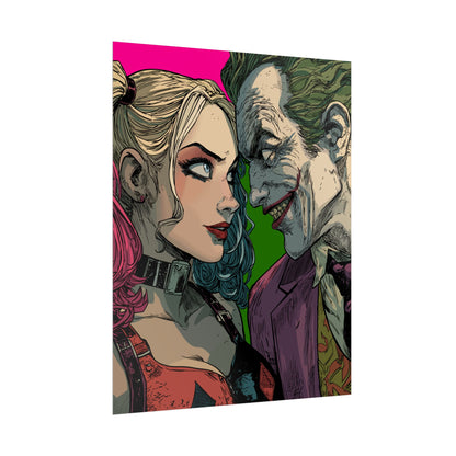 Harley Quinn & Joker Art Print