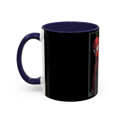 Spider & Cat Duo Accent Coffee Mug – Black 11/15oz