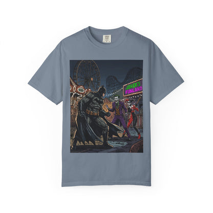 Batman vs Joker Graphic T-Shirt — Gotham Carnival Night Tee