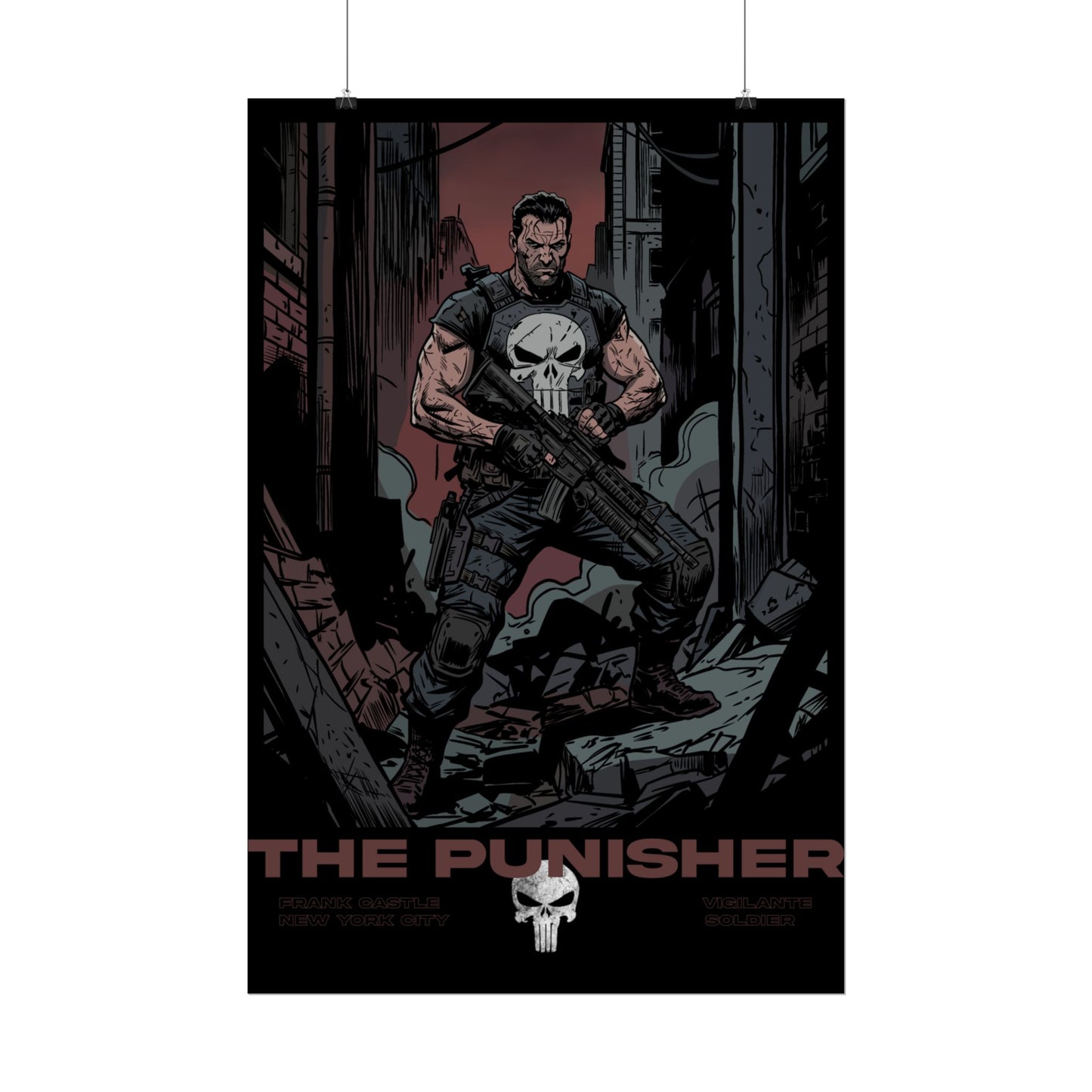 The Punisher Comic - Vigilante Poster