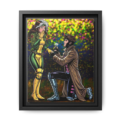 Thief and Belle # 3 - Framed Matte Canvas