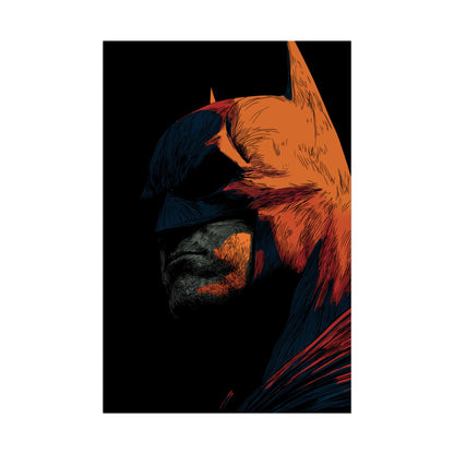 Batman Profile Art Poster