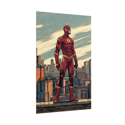 The Flash - Cityscape Poster