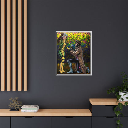 Thief and Belle # 3 - Framed Matte Canvas