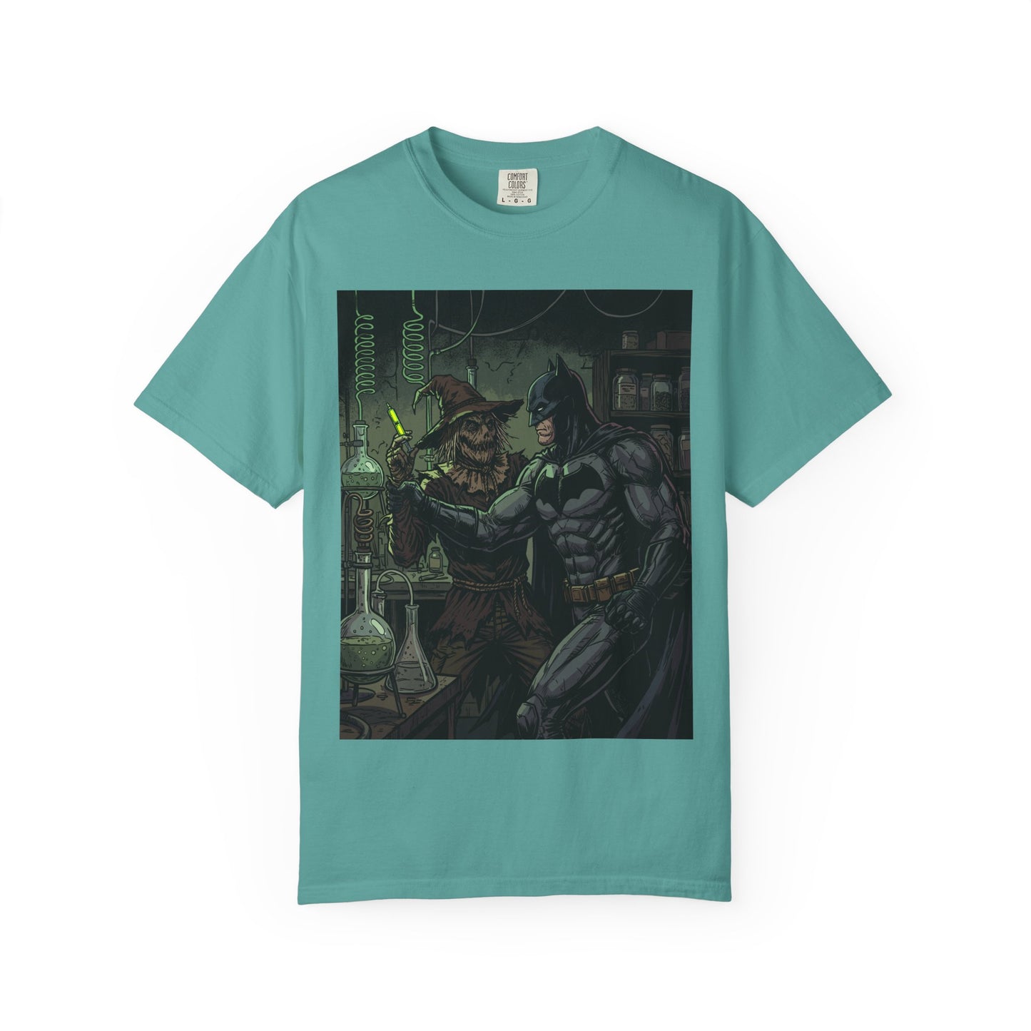 Batman & Scarecrow Graphic T-Shirt — Dark Comic Art Tee