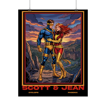Scott and Jean Comic Art