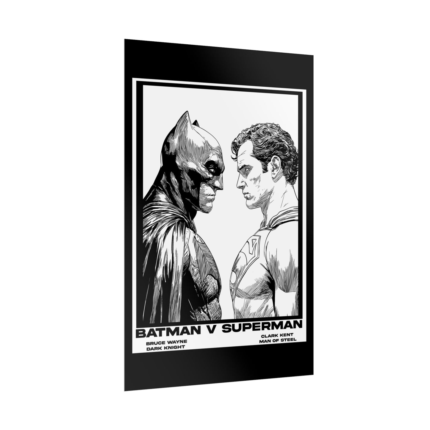 Cinematic Batman v Superman Rolled Poster