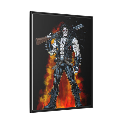The Main Man Bounty Hunter - Framed Matte Canvas