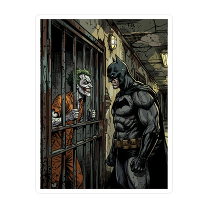 Batman vs Joker Vinyl Decal