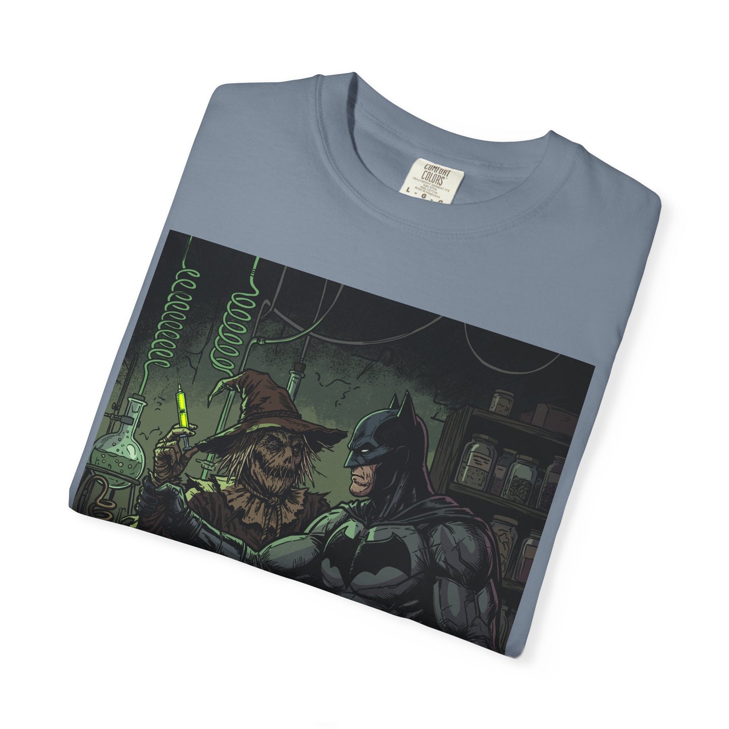 Batman & Scarecrow Graphic T-Shirt — Dark Comic Art Tee