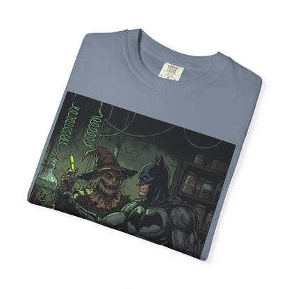 Batman & Scarecrow Graphic T-Shirt — Dark Comic Art Tee
