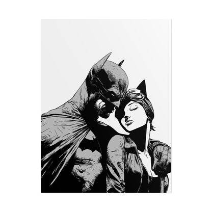 Batman & Catwoman Rolled Poster