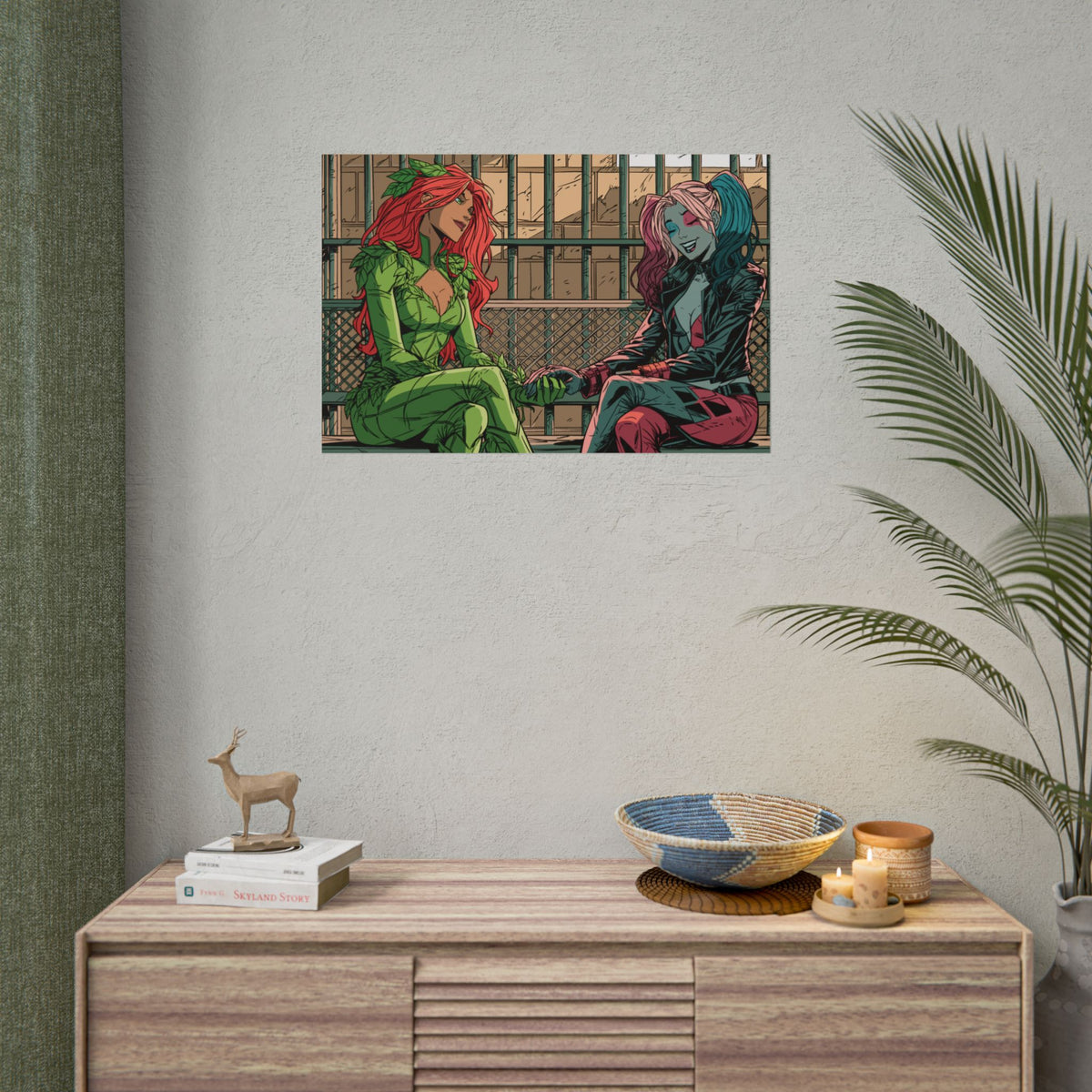 Poison Ivy & Harley Quinn - Jail Cell - Poster