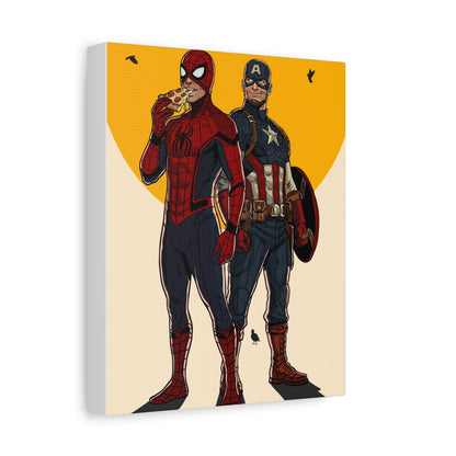 Brooklyn vs Queens - Matte Canvas Print