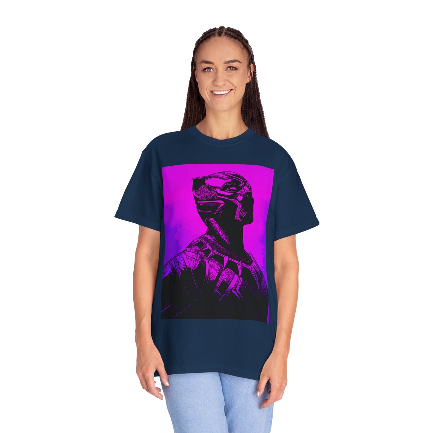 The King — Neon Purple Graphic Tee