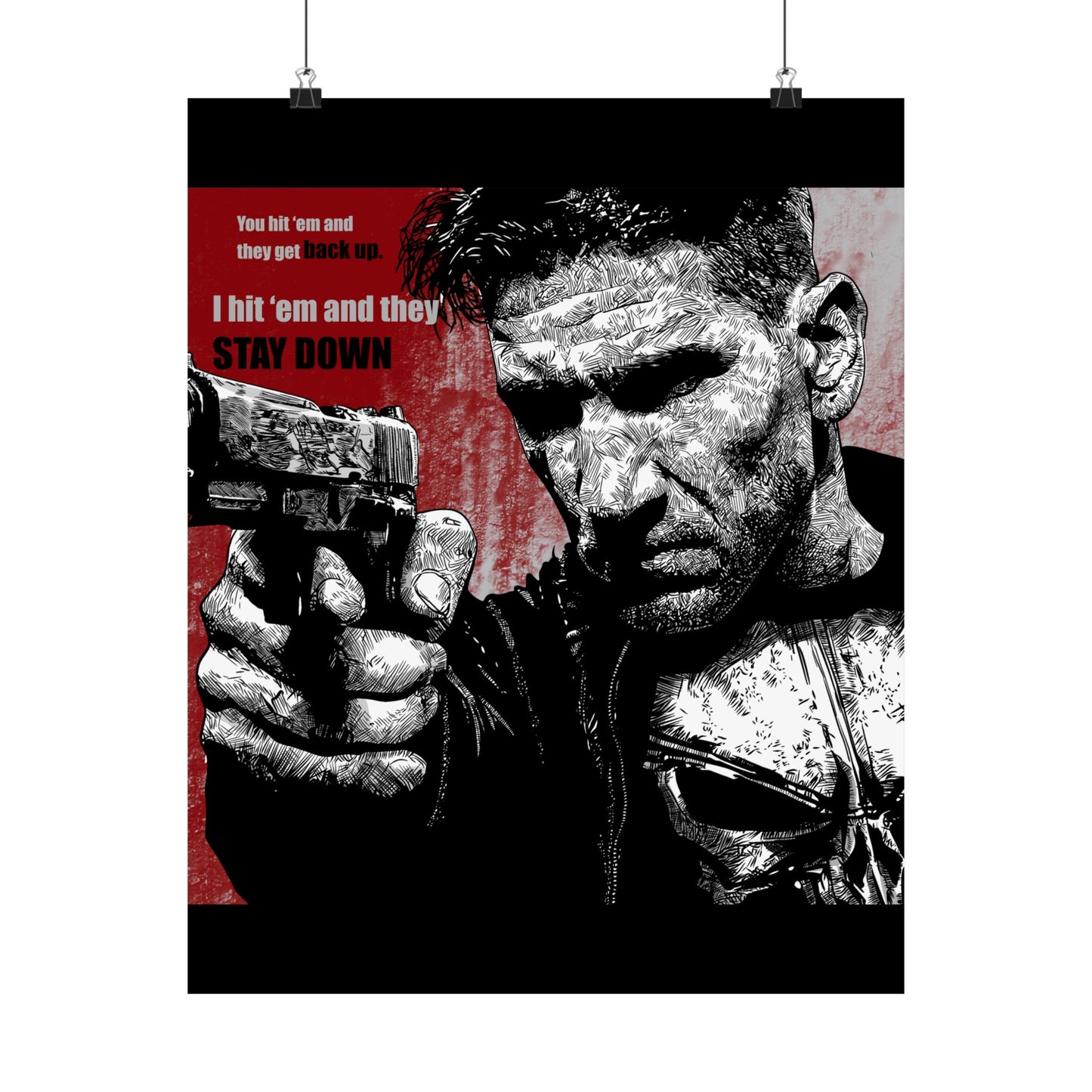 Punisher Gritty Poster ‘I hit em’