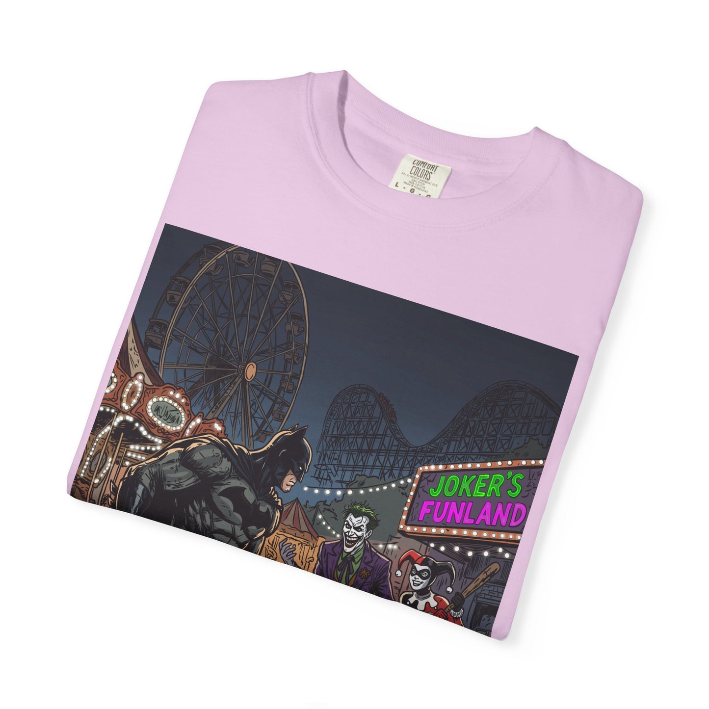 Batman vs Joker Graphic T-Shirt — Gotham Carnival Night Tee