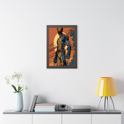 Wolverine - Dusk - Comic Art Framed Poster