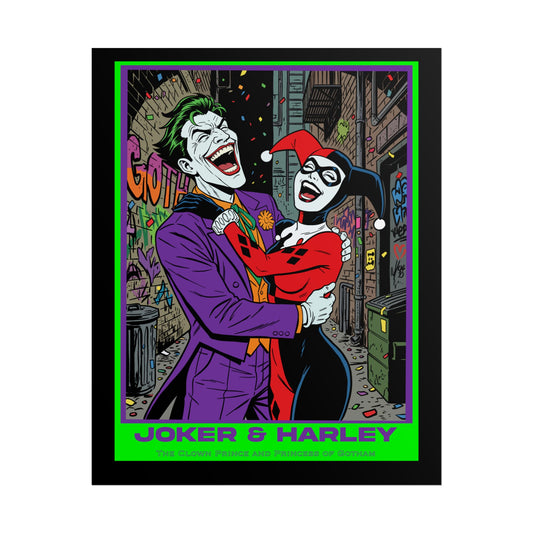 Joker & Harley Cinematic Art Print