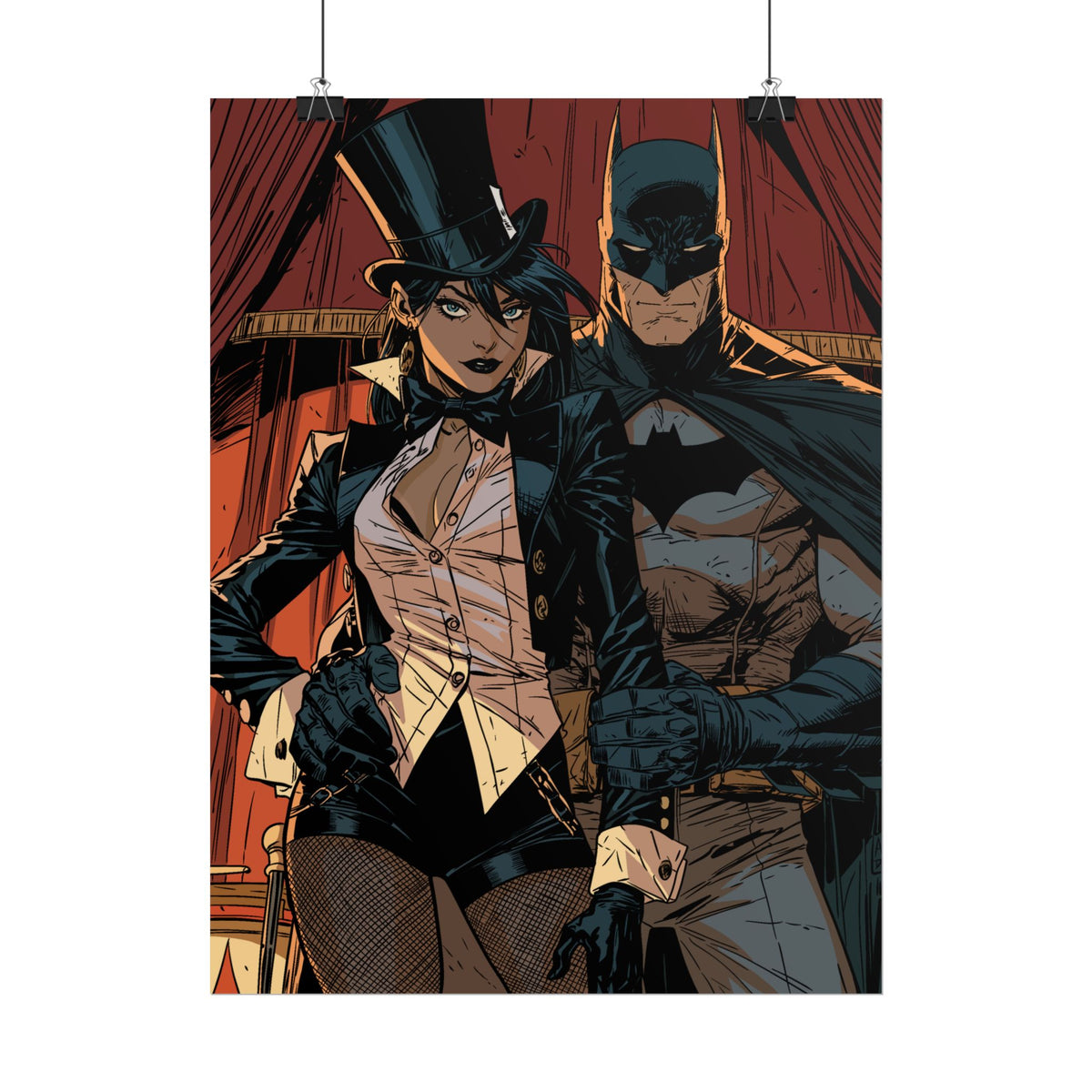 Batman & Zatanna Comic Poster