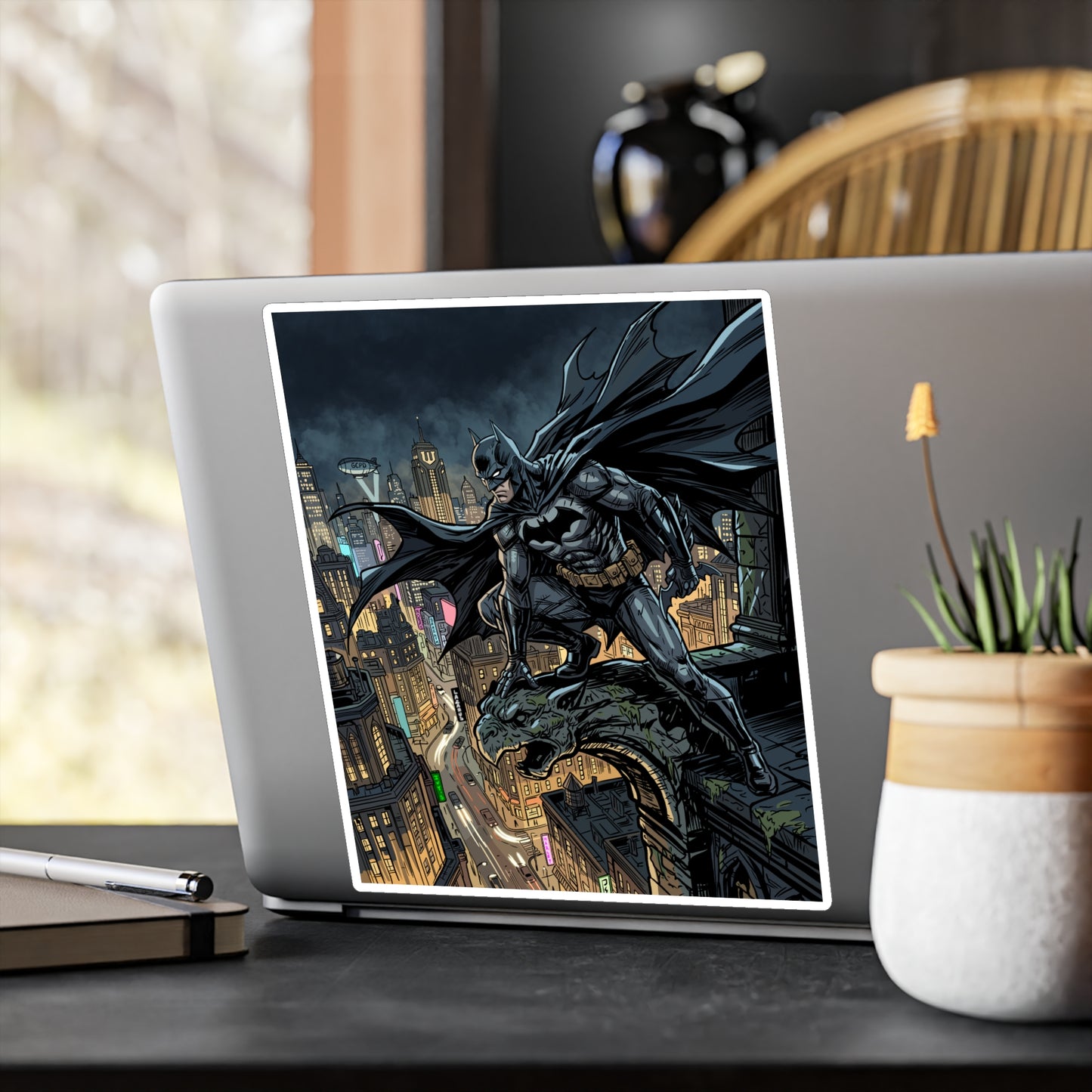 Batman Rooftop Magnet Sticker