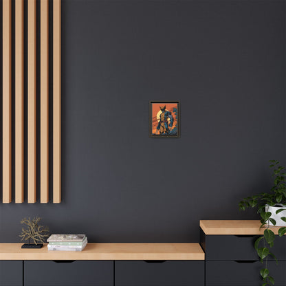 Wolverine Matte Framed Canvas Print