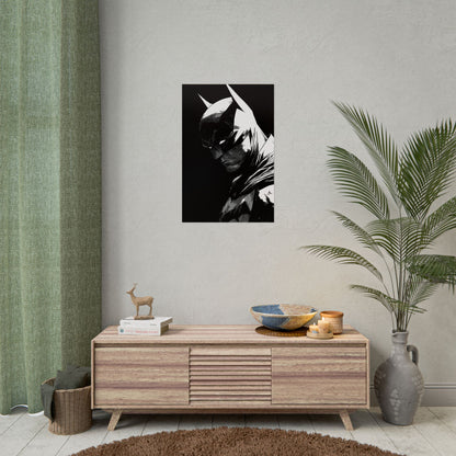 Batman Noir Portrait Poster