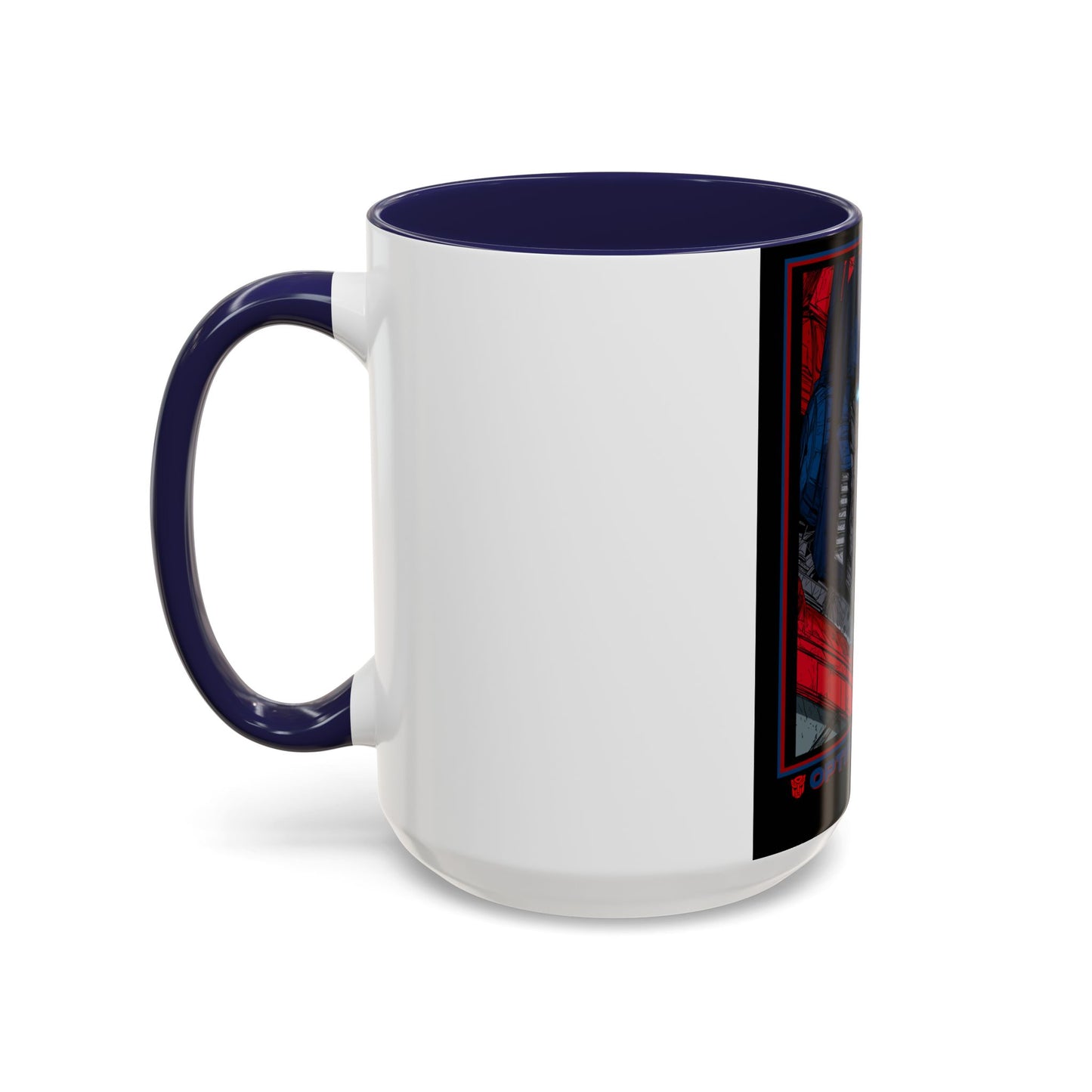 Optimus Prime Coffee Mug — Retro Robot Accent Ceramic Mug