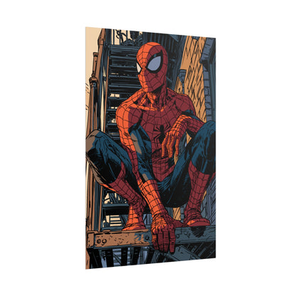 Spider-Man - Fire Escape Poster