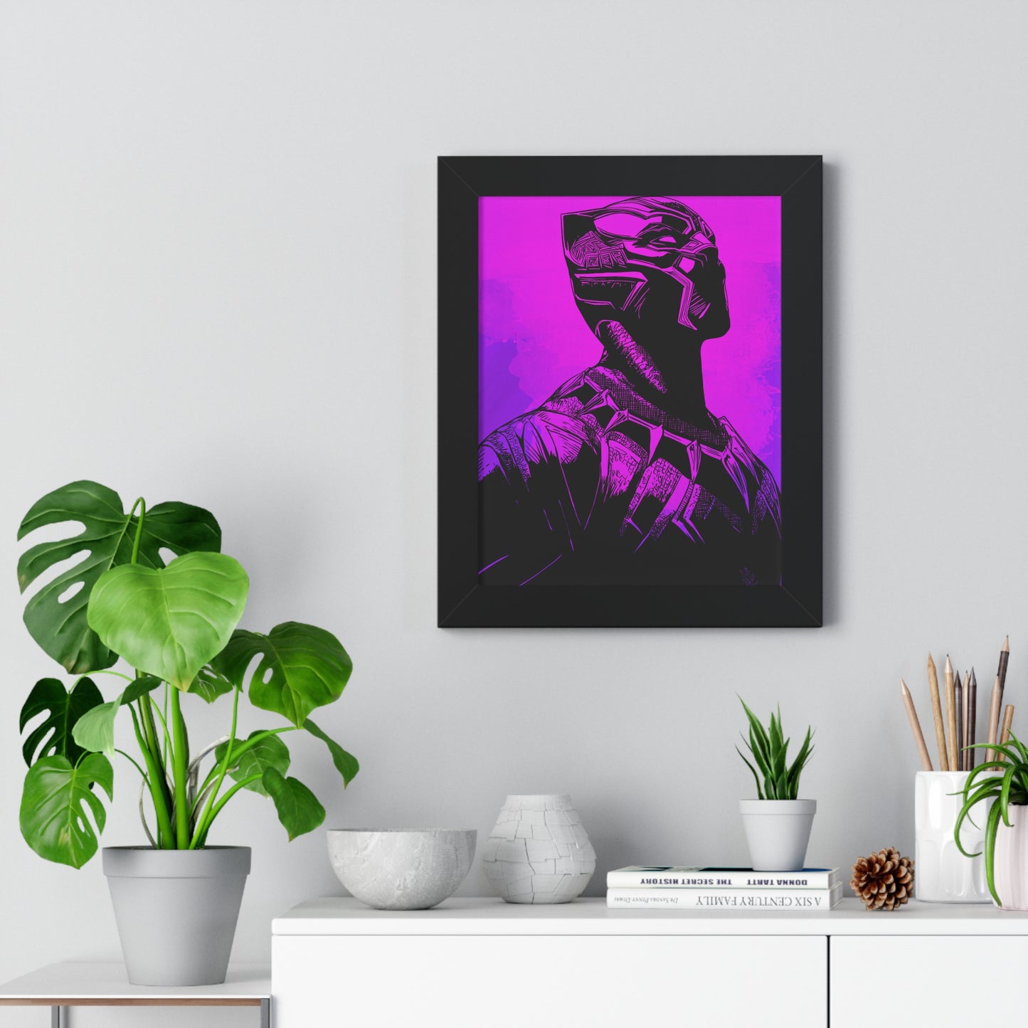 The King - Framed Vertical Poster