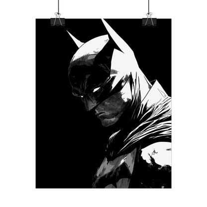 Batman Noir Portrait Poster