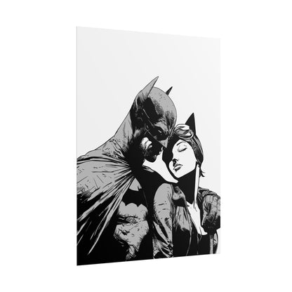 Batman & Catwoman Rolled Poster