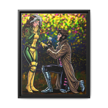 Thief and Belle # 3 - Framed Matte Canvas