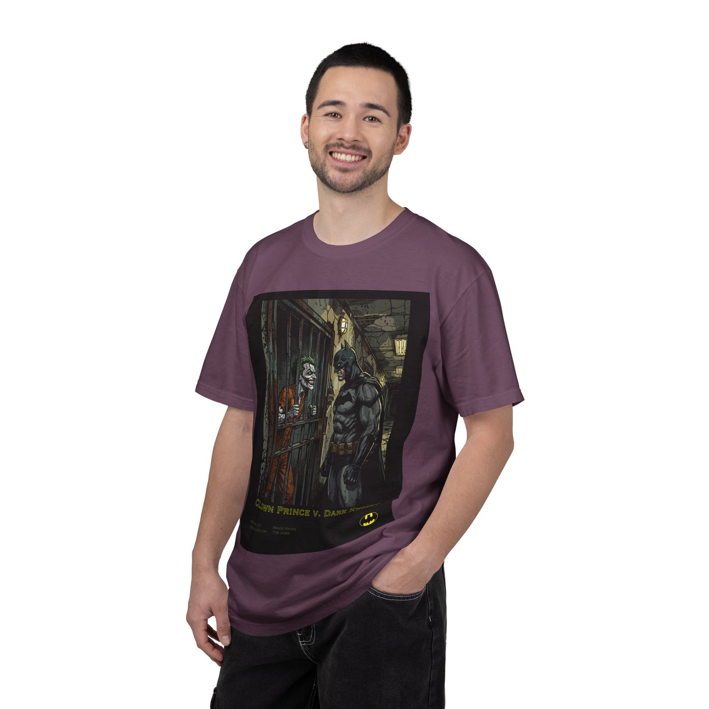 Batman vs Joker Graphic T‑Shirt — "Clown Prince V. Dark Knight" Comic Art Tee