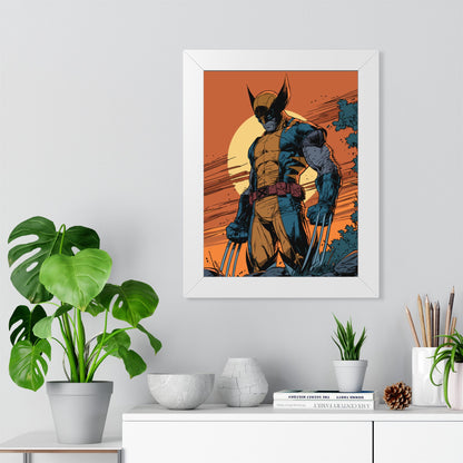 Wolverine - Dusk - Comic Art Framed Poster
